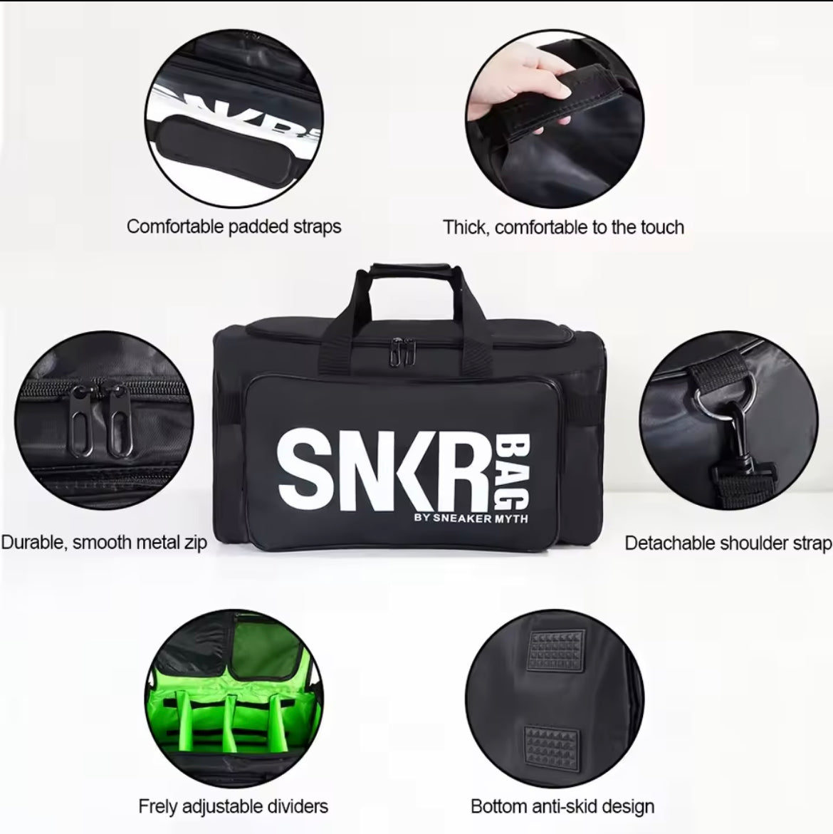 Basketball bag Black/White