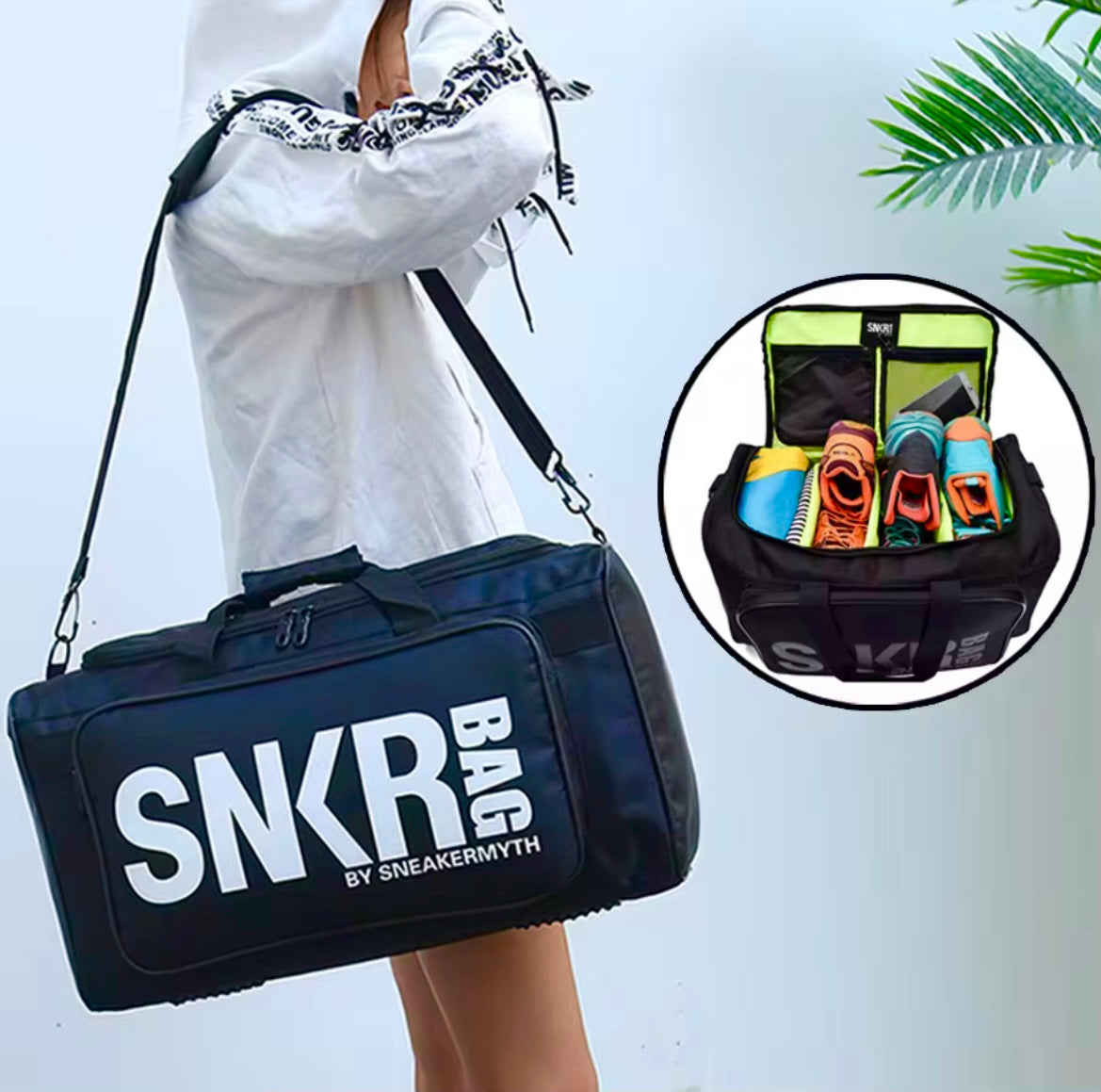Basketball bag Black/White
